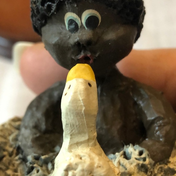 Constance Collection African American Figurine 1985-87 Little Boy and His Duck - Picture 6 of 8